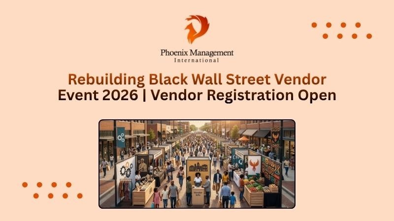 Rebuilding Black Wall Street Vendor Event 2026