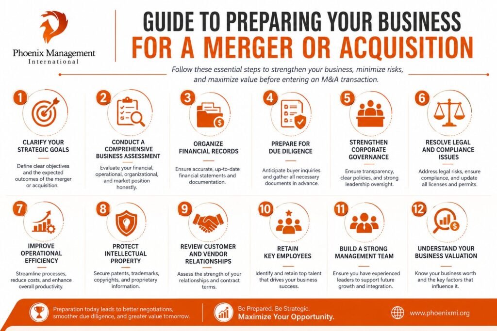 Guide to Preparing Your Business for a Merger or Acquisition
