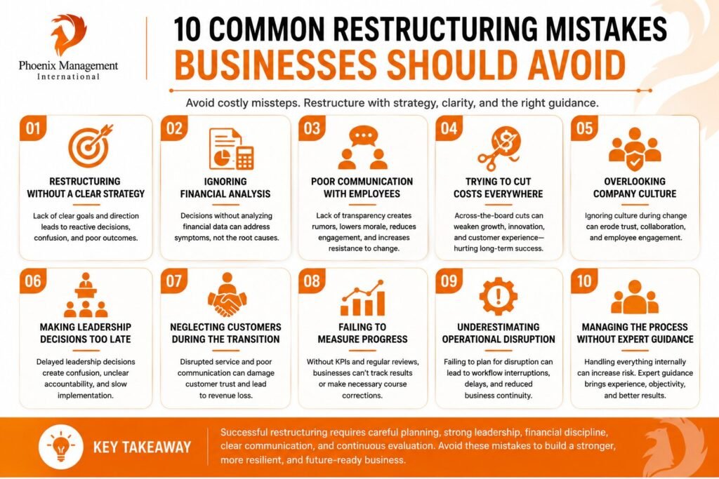 Common Restructuring Mistakes Businesses Should Avoid