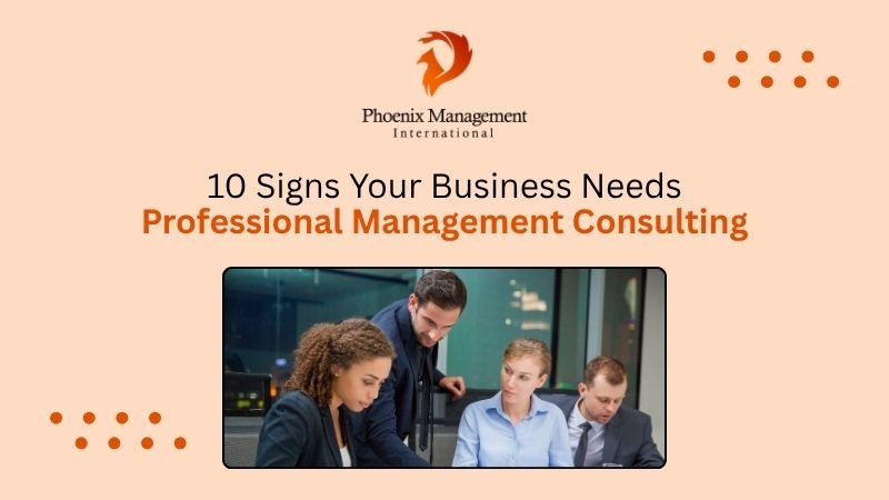 Signs Your Business Needs Professional Management Consulting