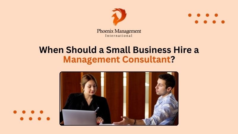 When Should a Small Business Hire a Management Consultant?